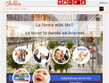 Tablet Screenshot of clickompras.com